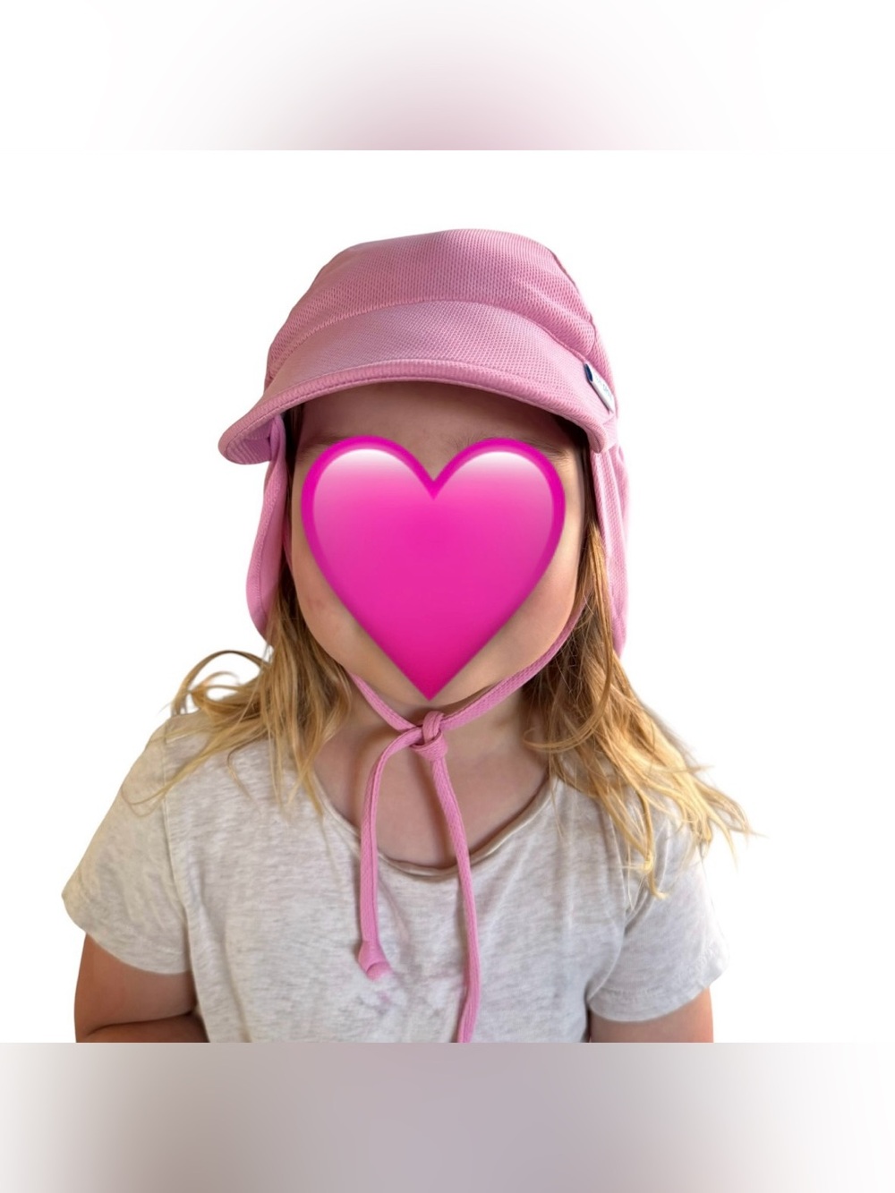 IPlay Pink Sun Protection Hat Breathable Flap UPF 50+ Quick Dry 2T-4T - Picture 2 of 8